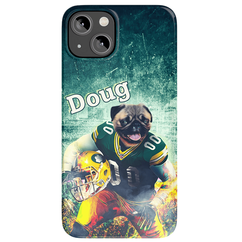 Funda personalizada para teléfono con perro &#39;Green Bay Doggos&#39;