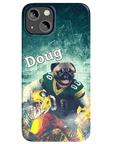 Funda personalizada para teléfono con perro 'Green Bay Doggos'