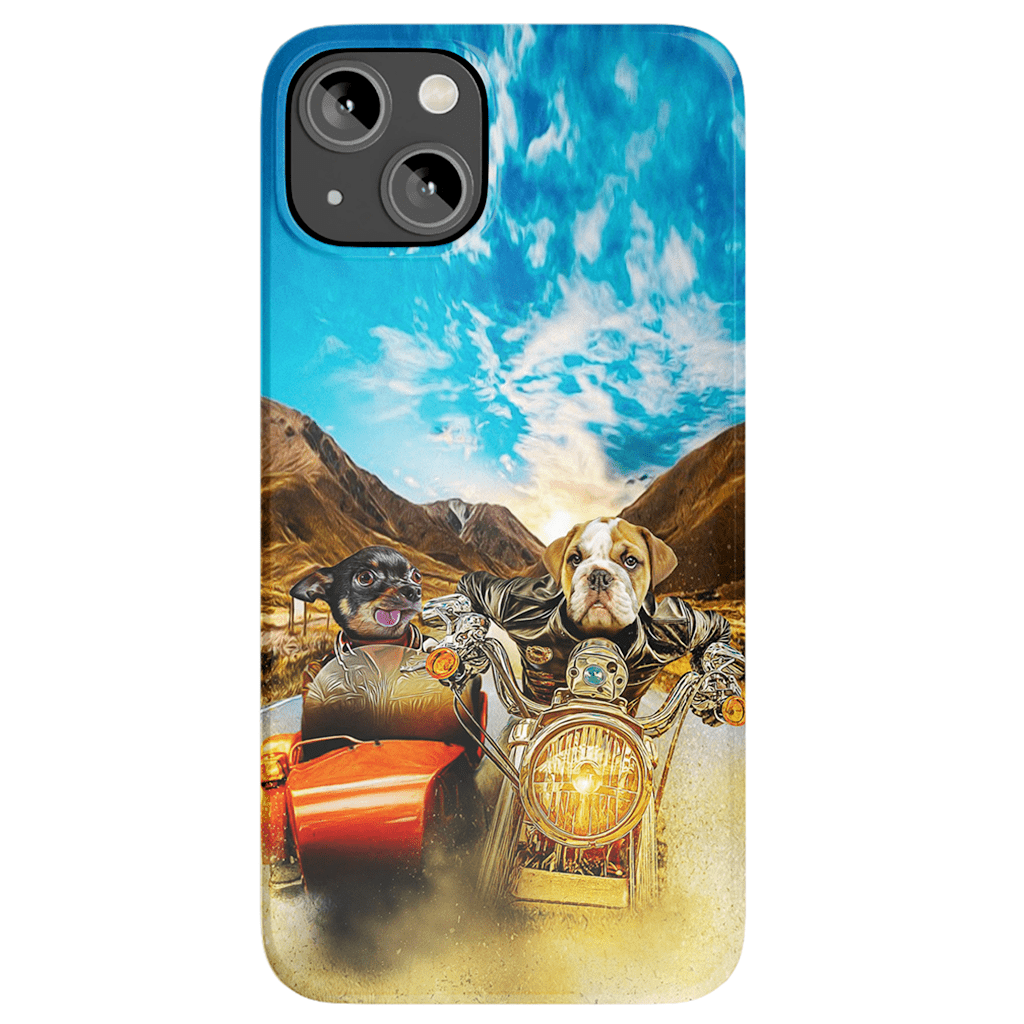 &#39;Harley Wooferson&#39; Personalized 2 Pets Phone Case