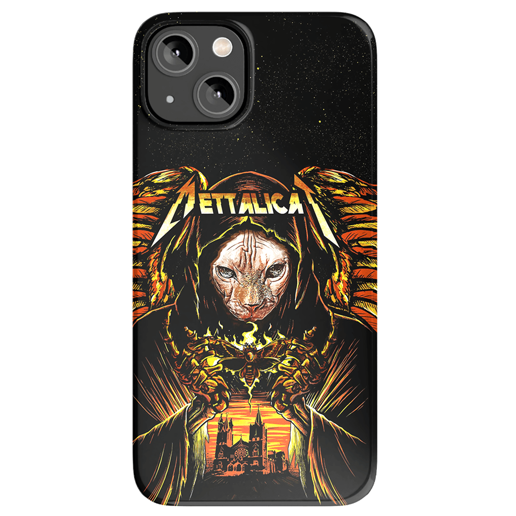 &#39;Mettalicat&#39; Personalized Phone Case