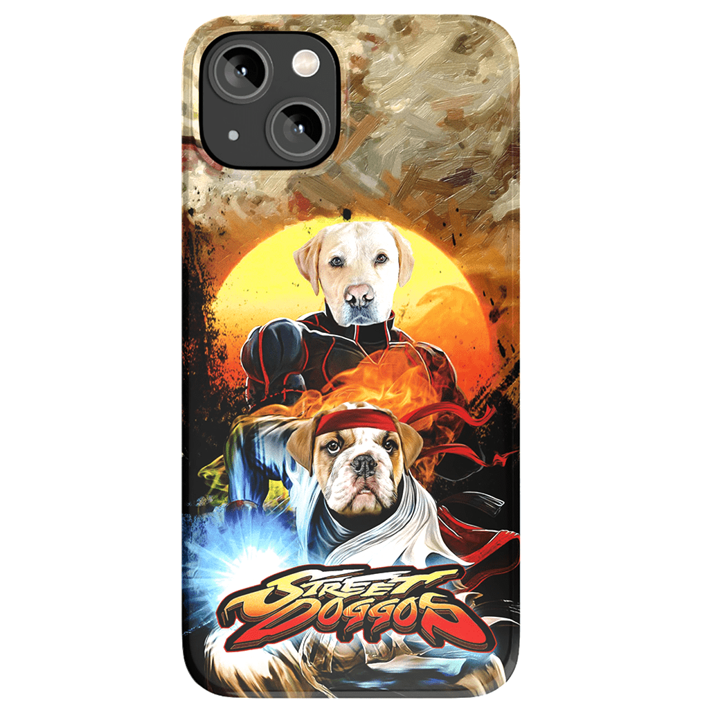 &#39;Street Doggos&#39; Personalized 2 Pet Phone Case