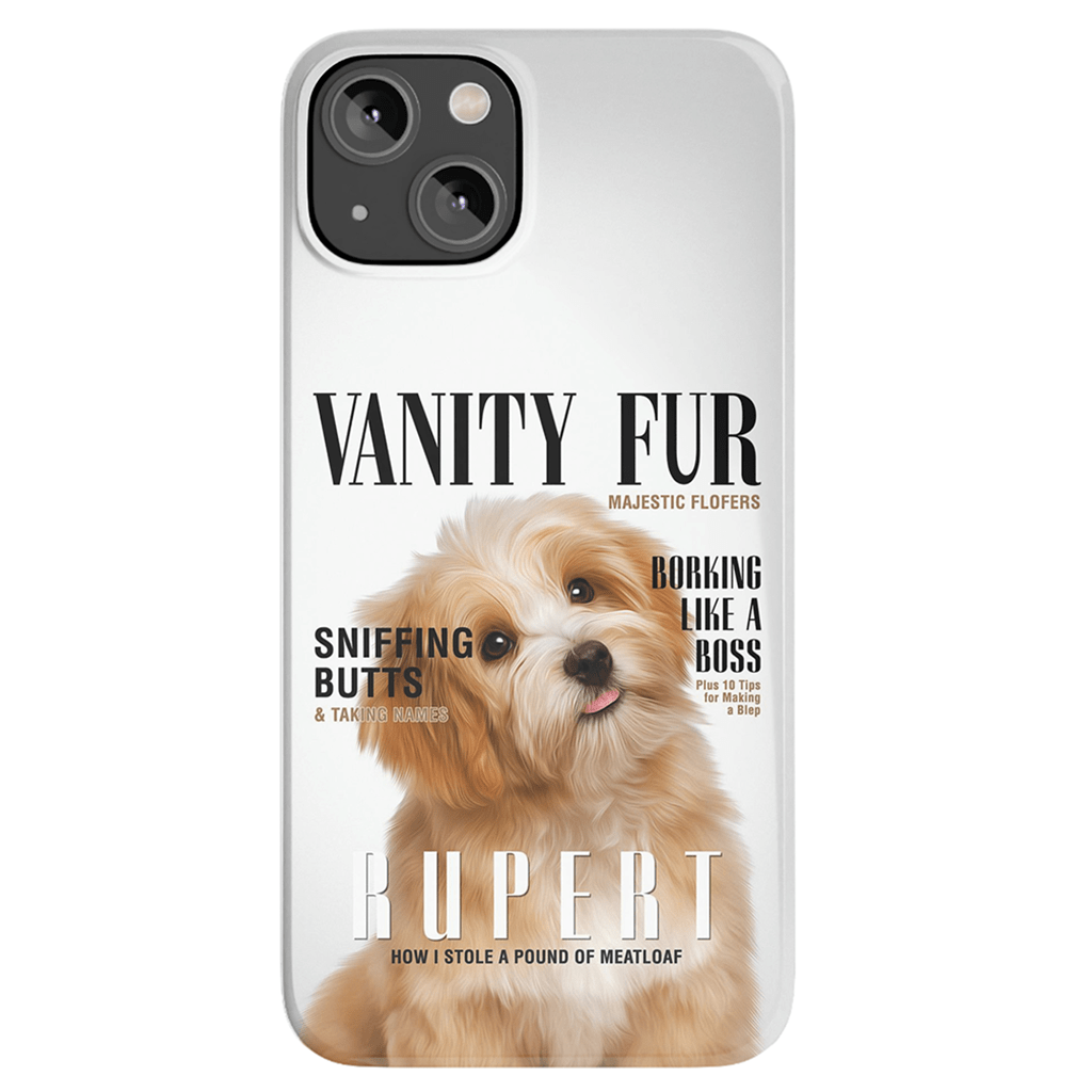 &#39;Vanity Fur&#39; Personalized Phone Case