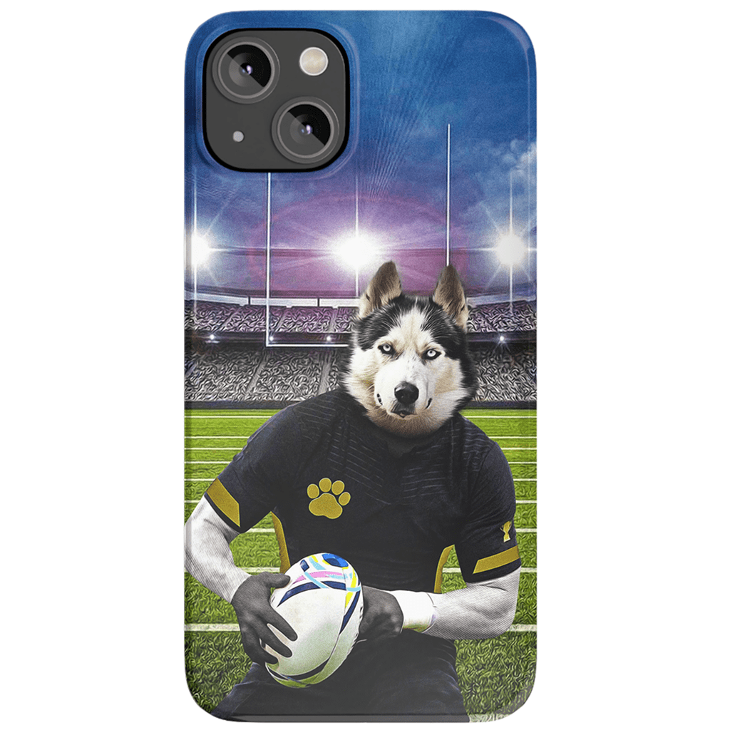 &#39;The Rugby Player&#39; Personalized Phone Case