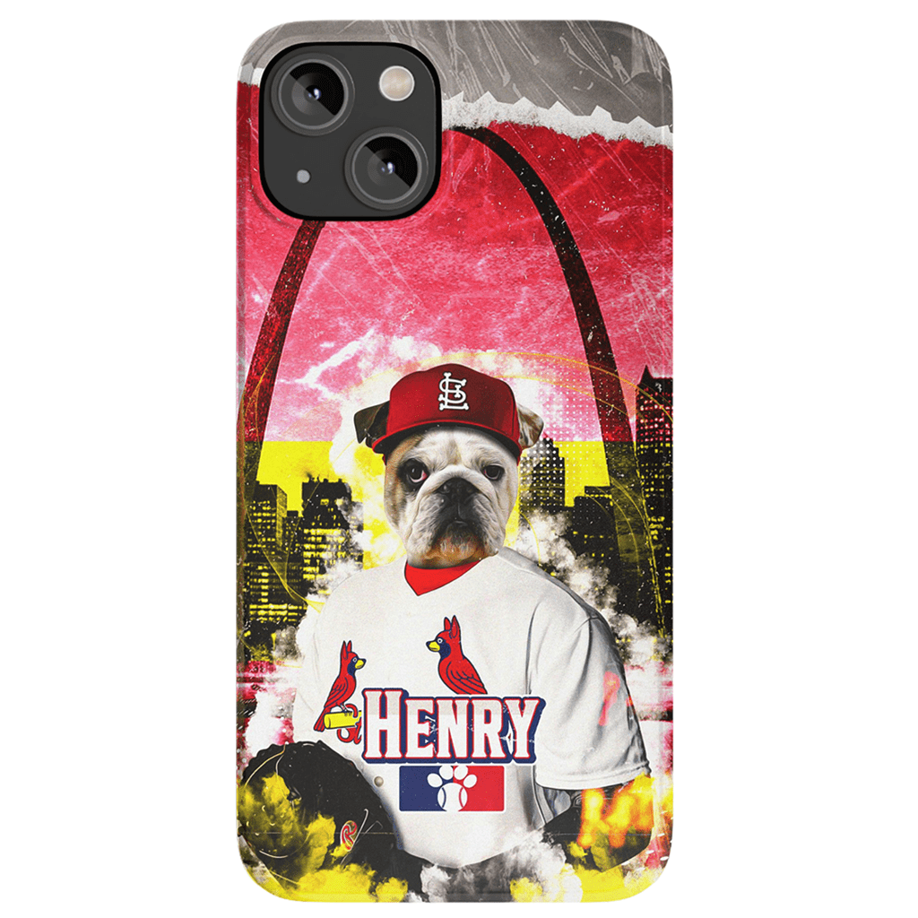 &#39;St. Louis Cardipaws&#39; Personalized Phone Case