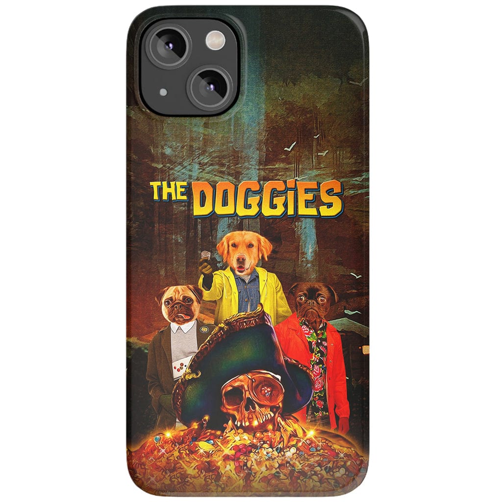 &#39;The Doggies&#39; Personalized 3 Pet Phone Case