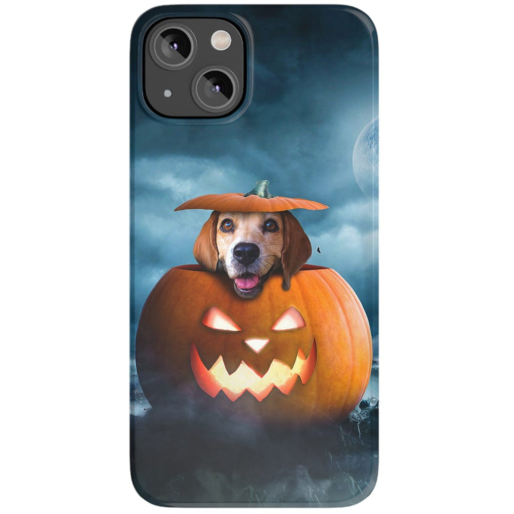 &#39;The Pawmpkin&#39; Personalized Phone Case