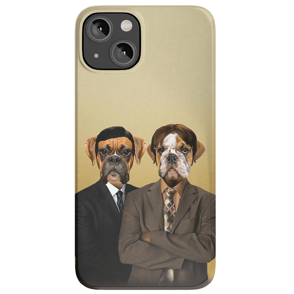 &#39;The Woofice&#39; Personalized 2 Pet Phone Case