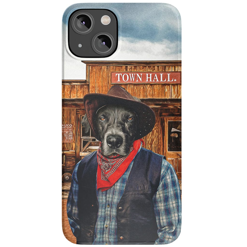 &#39;The Cowboy&#39; Personalized Phone Case