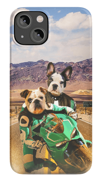 &#39;Kawadawgi Riders&#39; Personalized 2 Pet Phone Case