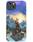 'The Retro Wolf' Personalized Phone Case