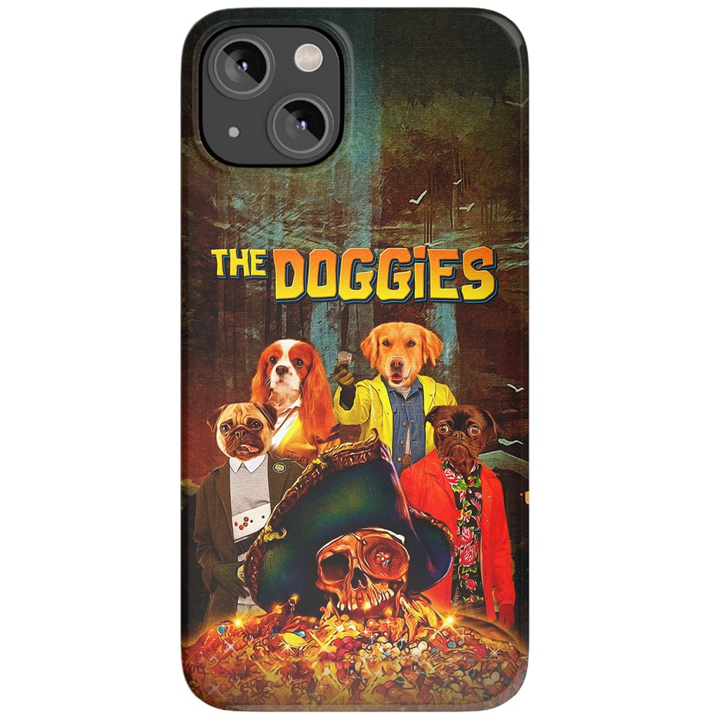 &#39;The Doggies&#39; Personalized 4 Pet Phone Case