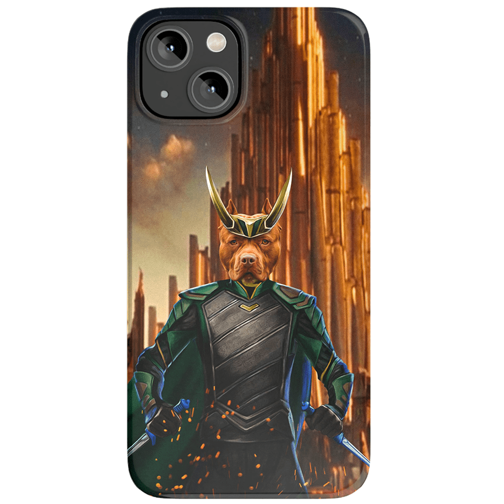 &#39;Loki Doggo&#39; Personalized Phone Case