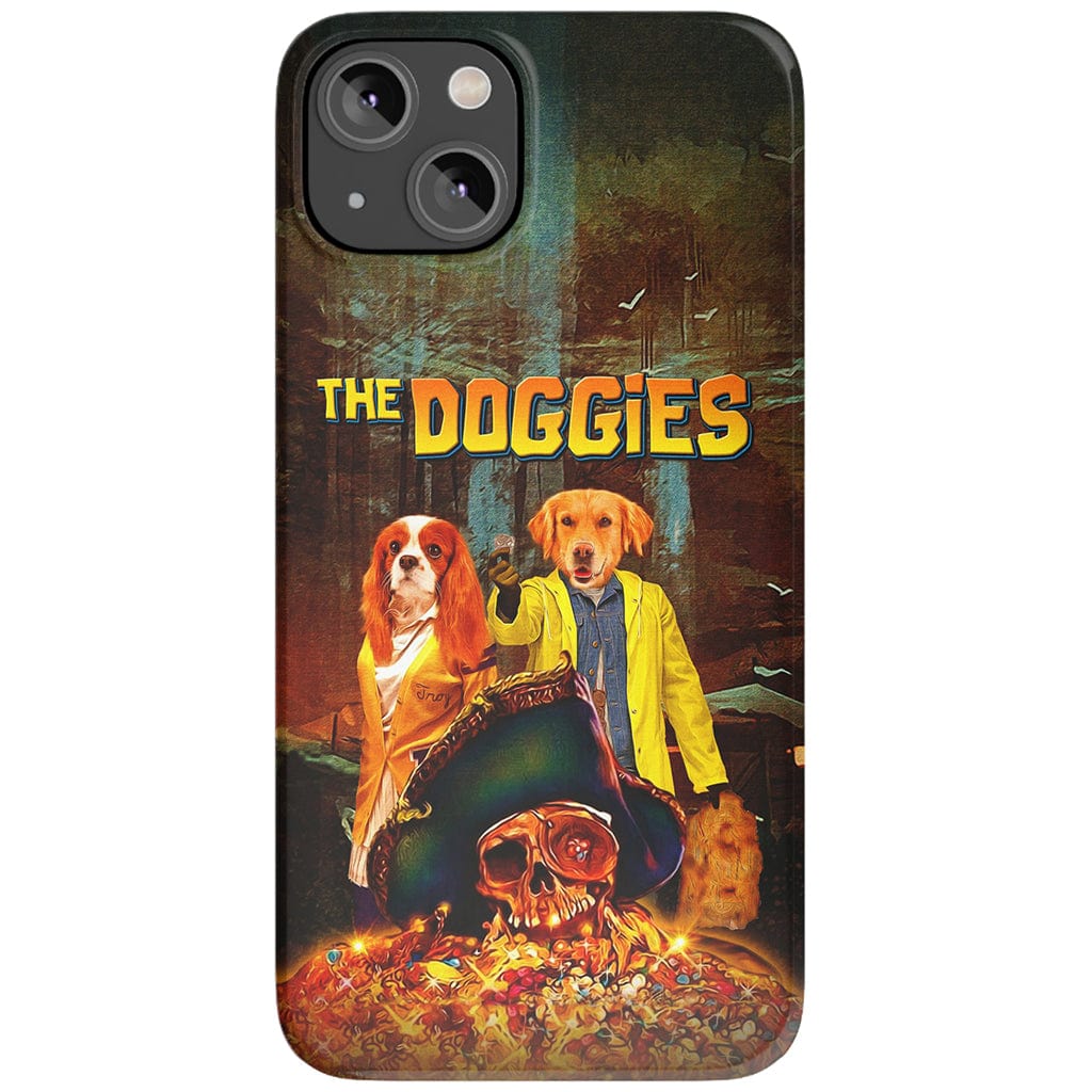 &#39;The Doggies&#39; Personalized 2 Pet Phone Case