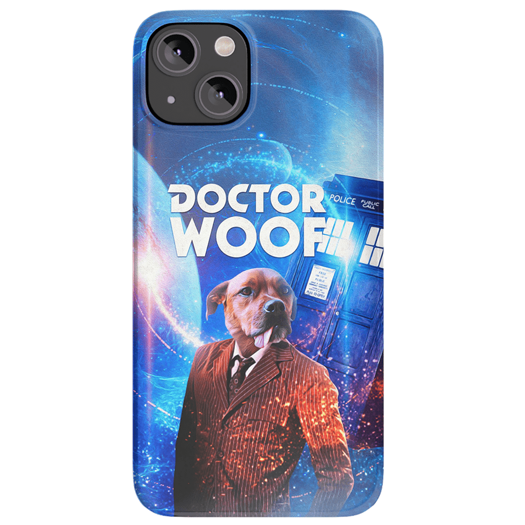 &#39;Dr. Woof (Male)&#39; Personalized Phone Case