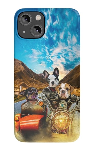 &#39;Harley Wooferson&#39; Funda personalizada para teléfono con 3 mascotas