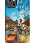 'Harley Wooferson' Funda personalizada para teléfono con 3 mascotas