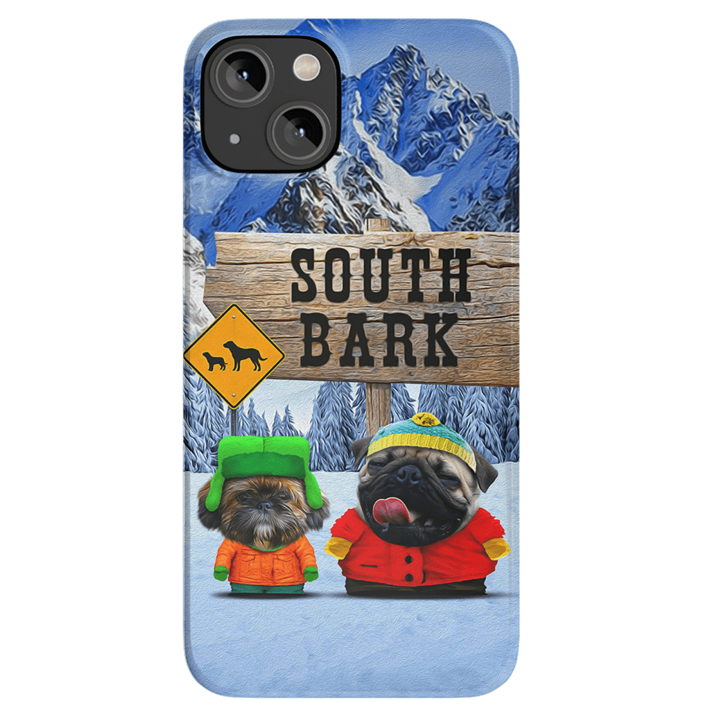 &#39;South Bark&#39; Personalized 2 Pet Phone Case