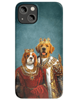 'King and Queen' Personalized 2 Pets Phone Case