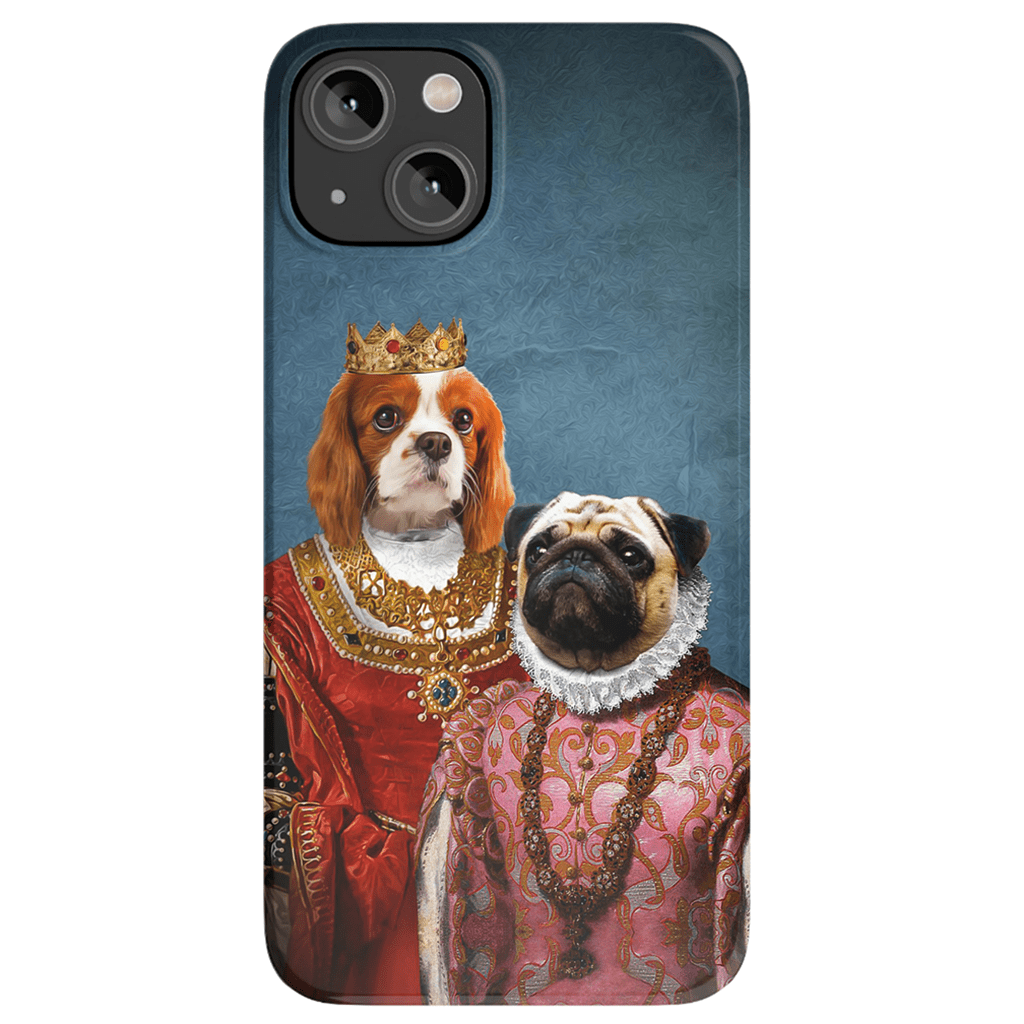 &#39;Queen and Archduchess&#39; Personalized 2 Pet Phone Case