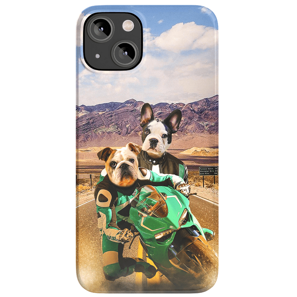 &#39;Kawadawgi Riders&#39; Personalized 2 Pet Phone Case