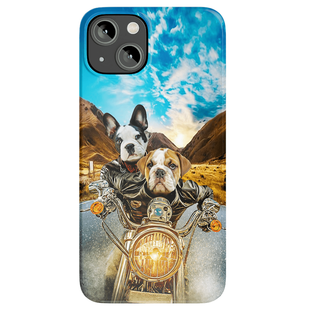 &#39;Harley Wooferson&#39; Personalized 2 Pets Phone Case