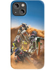 'The Motocross Riders' Personalized 3 Pet Phone Case