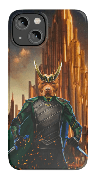 &#39;Loki Doggo&#39; Personalized Phone Case