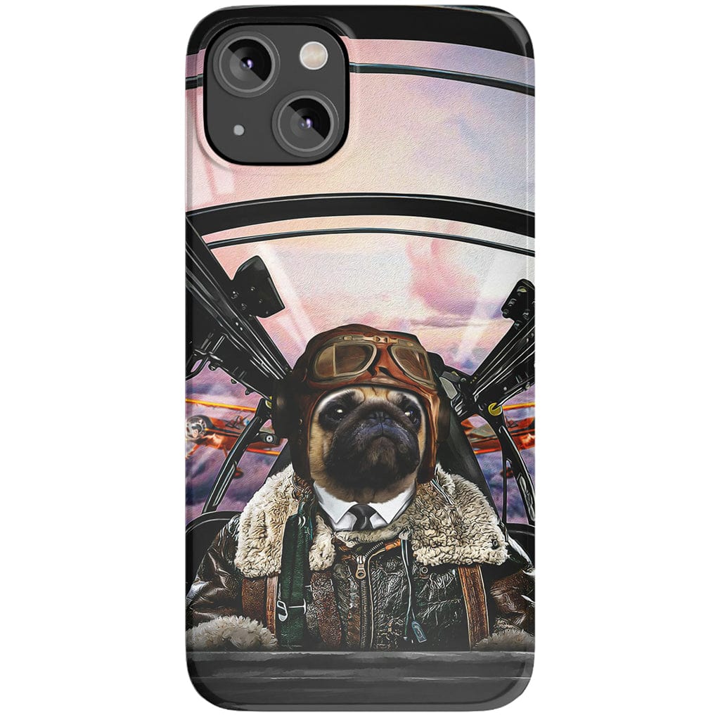 &#39;The Pilot&#39; Personalized Phone Case