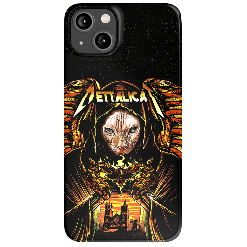 &#39;Mettalicat&#39; Personalized Phone Case