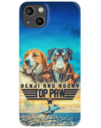 'Top Paw' Personalized 2 Pet Phone Case