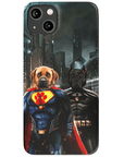 'Superdog & Batdog' Personalized 2 Pet Phone Case