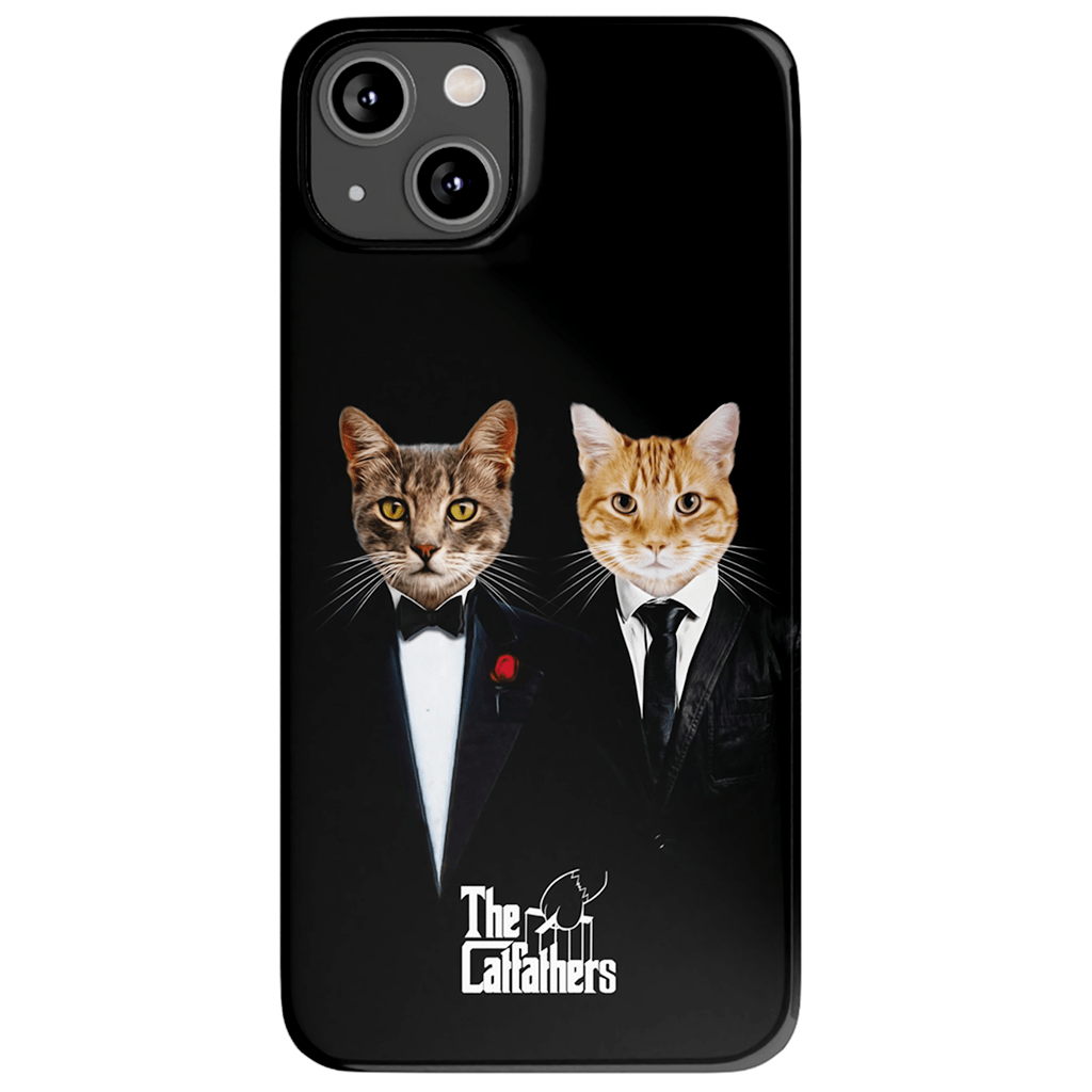 &#39;The Catfathers&#39; Personalized 2 Pet Phone Case