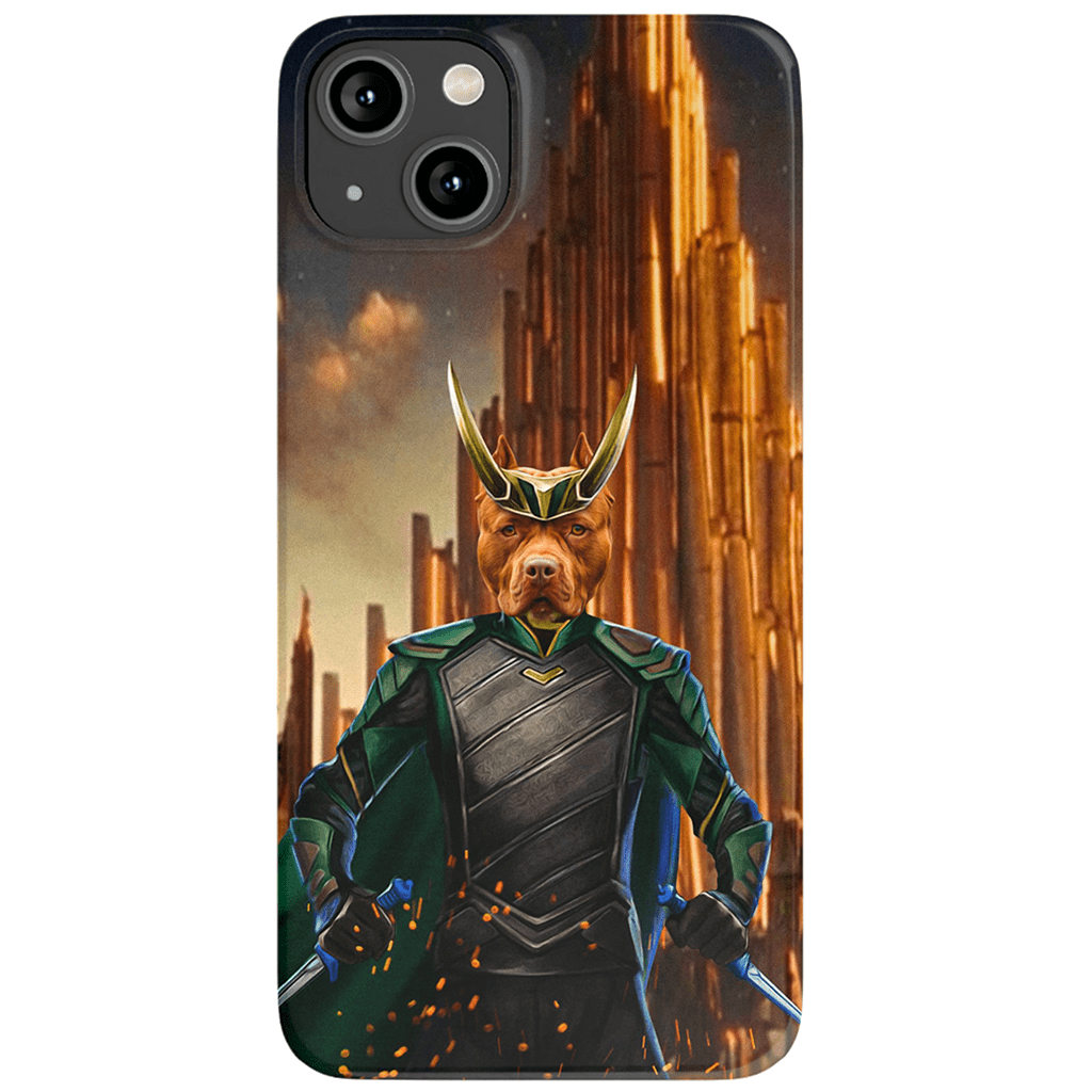 &#39;Loki Doggo&#39; Personalized Phone Case