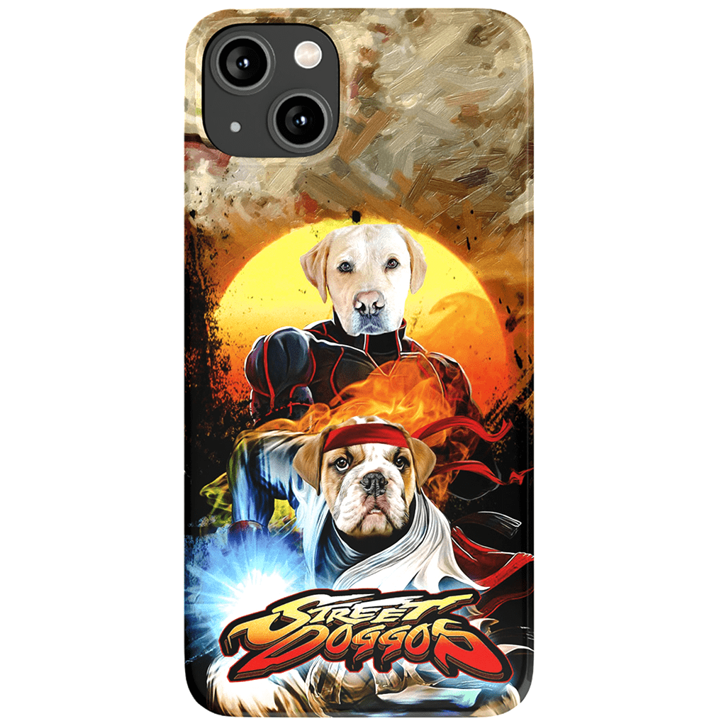 &#39;Street Doggos&#39; Personalized 2 Pet Phone Case