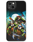 'Teenage Mutant Ninja Doggos' Personalized 3 Pet Phone Case