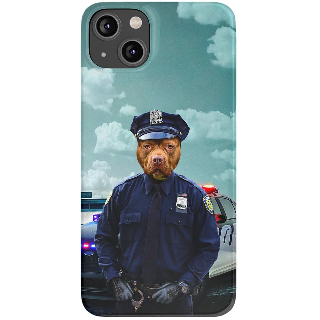 &#39;The Police Officer&#39; Personalized Phone Case