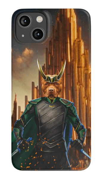 &#39;Loki Doggo&#39; Personalized Phone Case