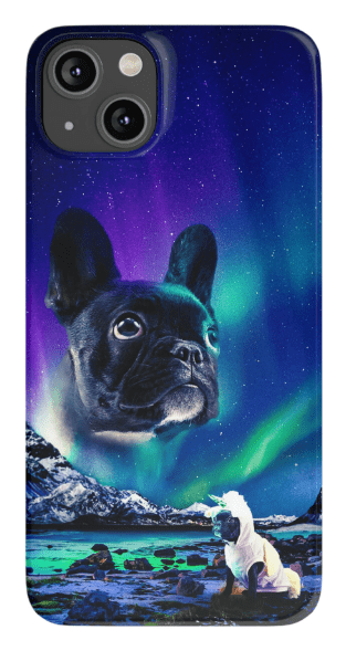 Funda para móvil personalizada &#39;Majestic Northern Lights&#39;