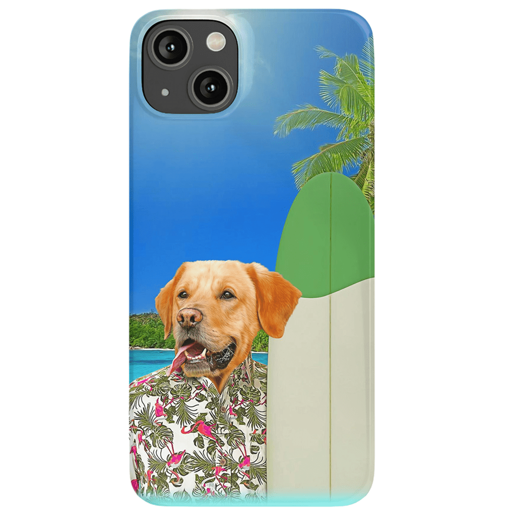 &#39;The Surfer&#39; Personalized Phone Case