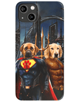 'Superdog & Aquadog' Personalized 2 Pet Phone Case