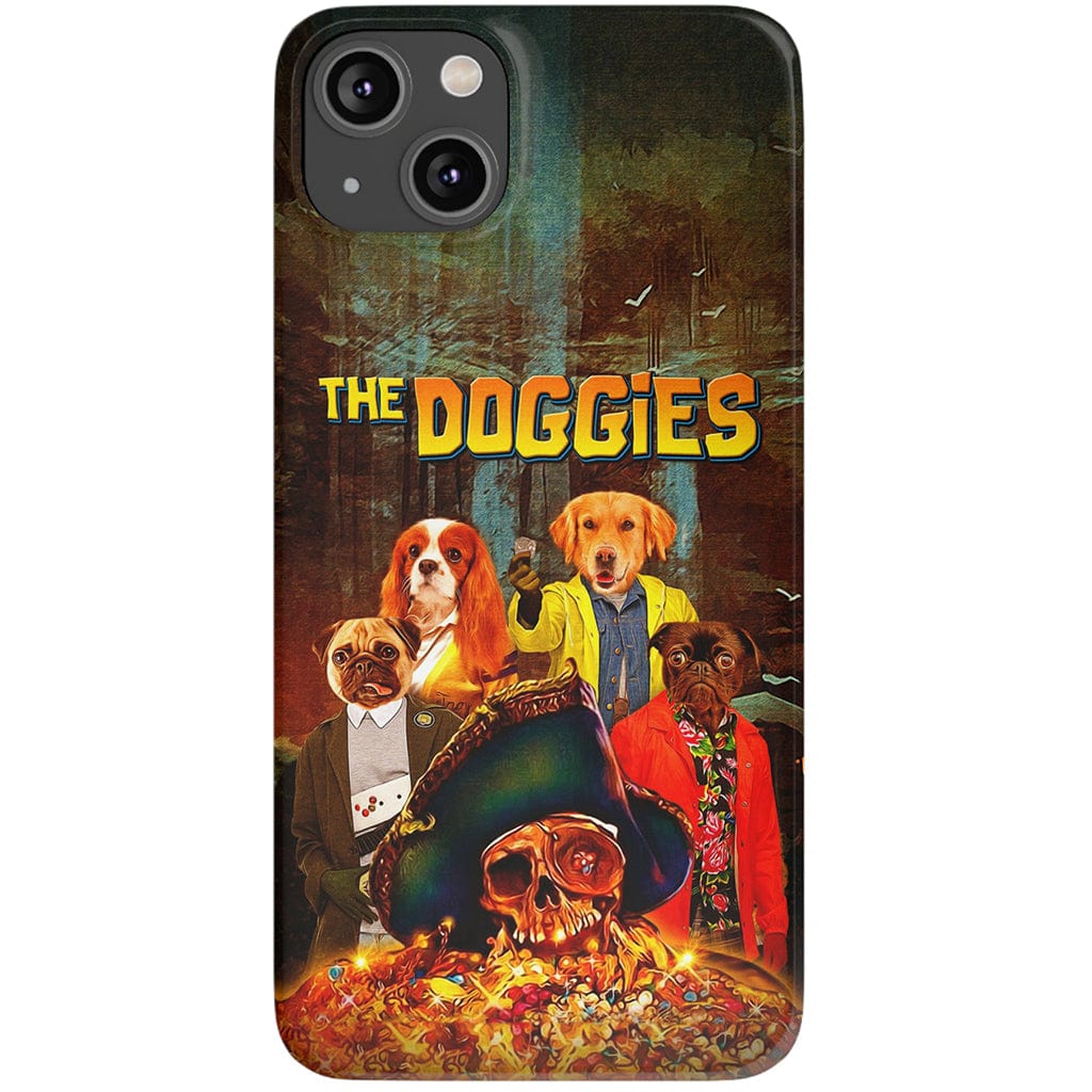 &#39;The Doggies&#39; Personalized 4 Pet Phone Case