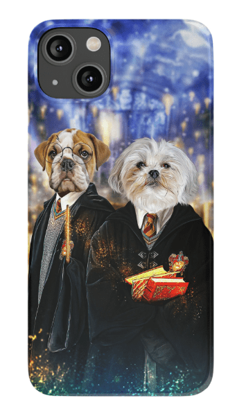 &#39;Harry Doggers 2&#39; Funda personalizada para teléfono con 2 mascotas