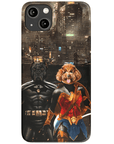 'Superdog & Wonder Doggette' Personalized 2 Pet Phone Case