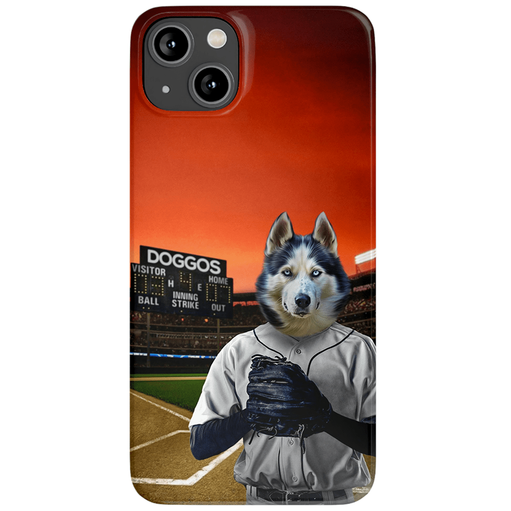 &#39;The Baseball Player&#39; Personalized Phone Case