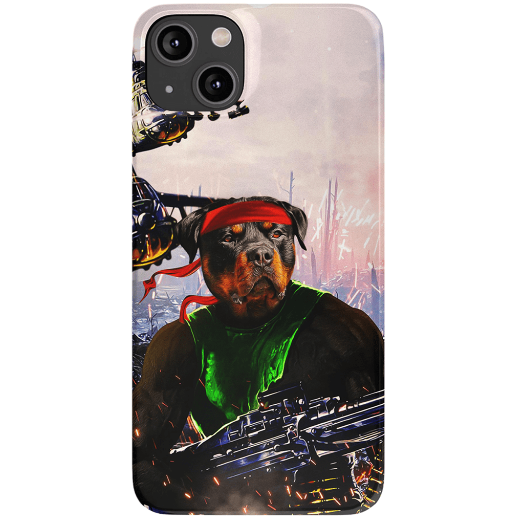 &#39;Rambo Doggo&#39; Personalized Phone Case