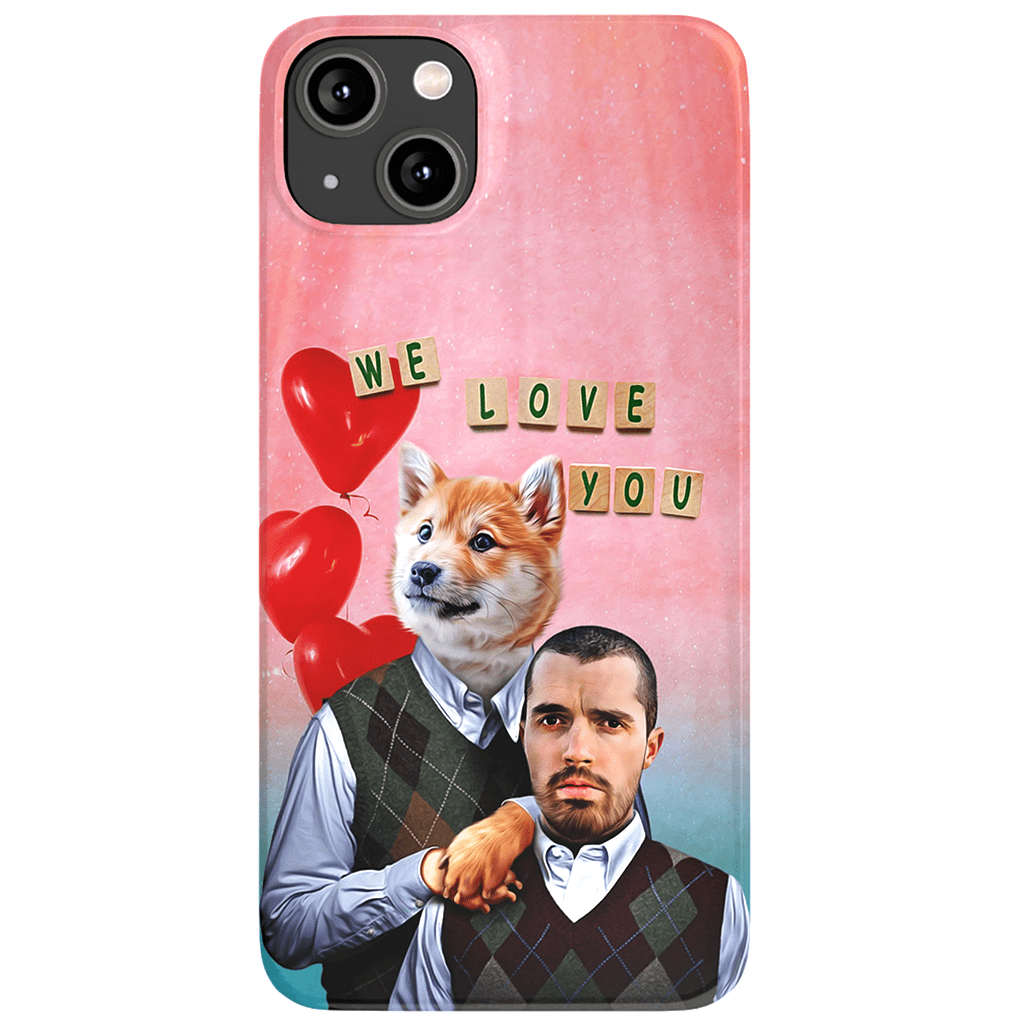 &#39;Step Doggo/Human Valentines&#39; Personalized Phone Cases