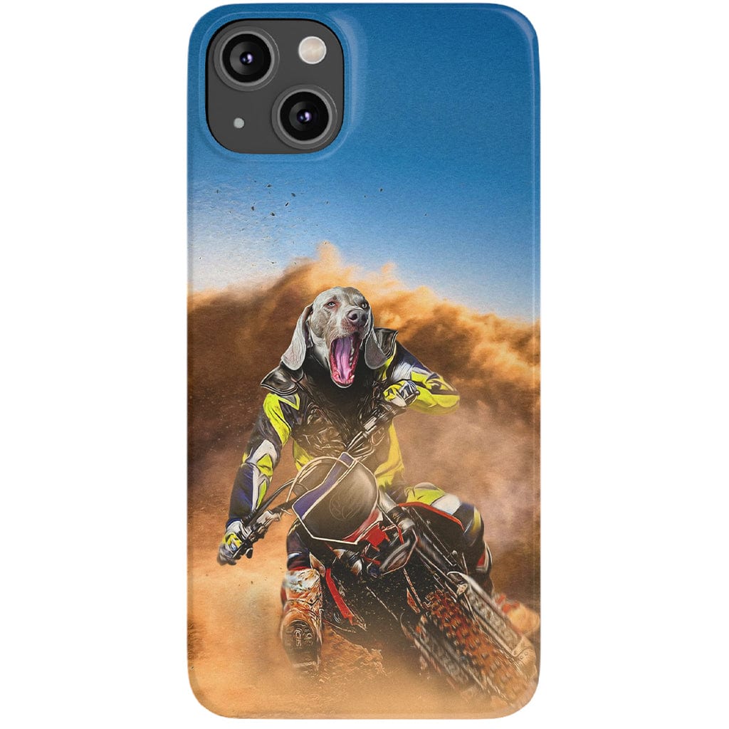 &#39;The Motocross Rider&#39; Personalized Phone Case