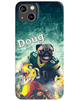 Funda personalizada para teléfono con perro 'Green Bay Doggos'