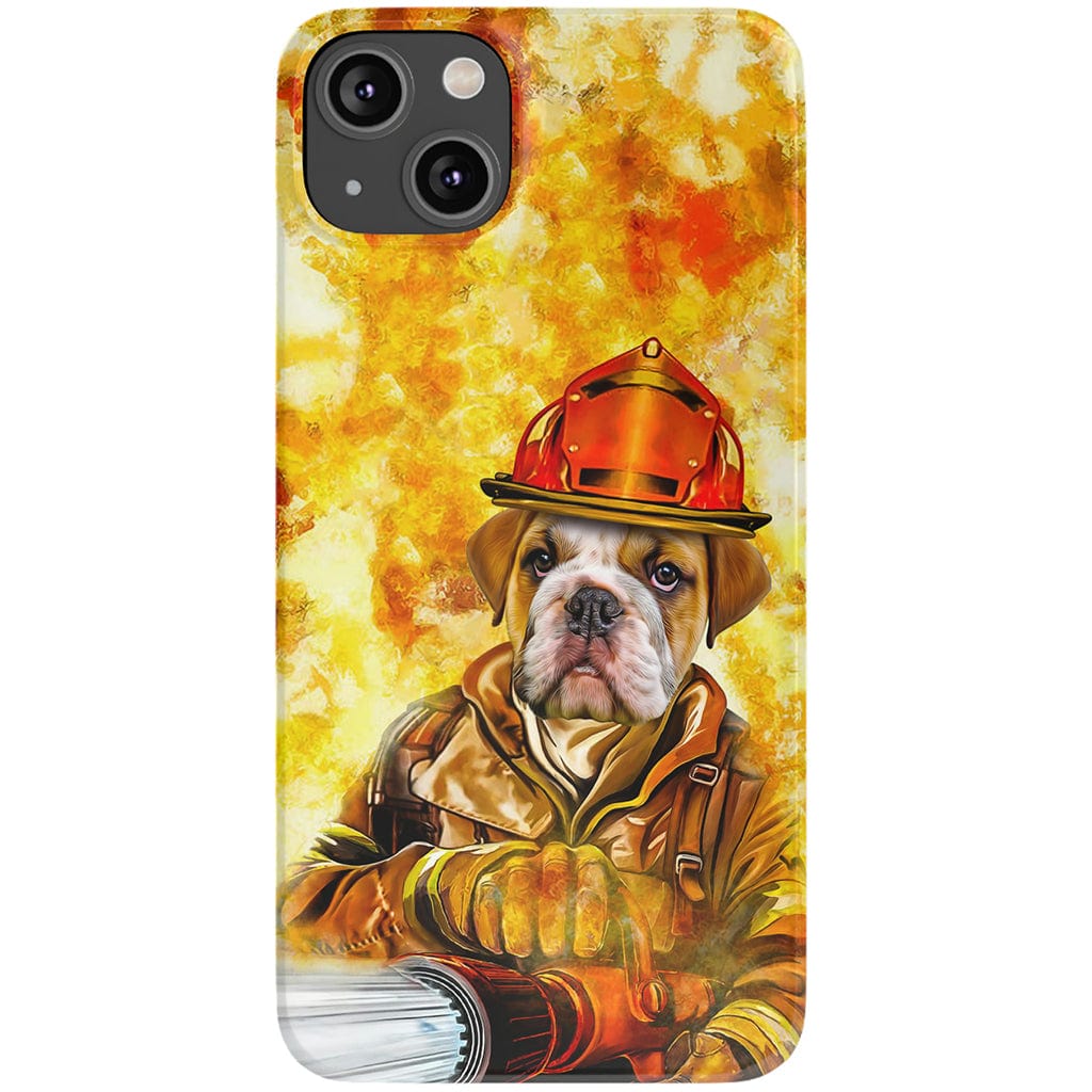 &#39;The Firefighter&#39; Personalized Phone Case