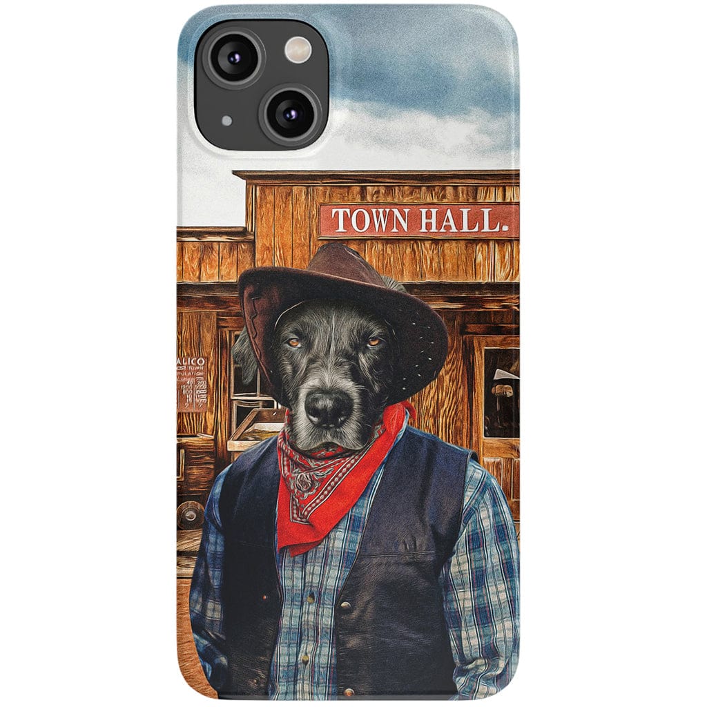 &#39;The Cowboy&#39; Personalized Phone Case